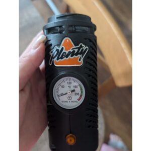 Вживаний вапорайзер Storz & Bickel Plenty - корпус з логотипом і аналоговим термометром